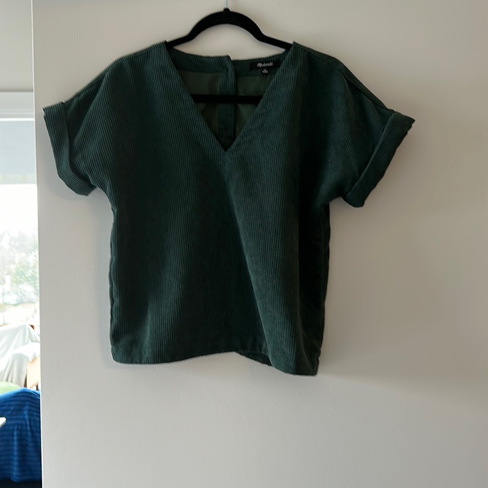 Madewell corduroy shirt, XS